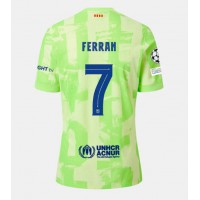 Dres Barcelona Ferran Torres #7 Tretina 2024-25 Krátky Rukáv